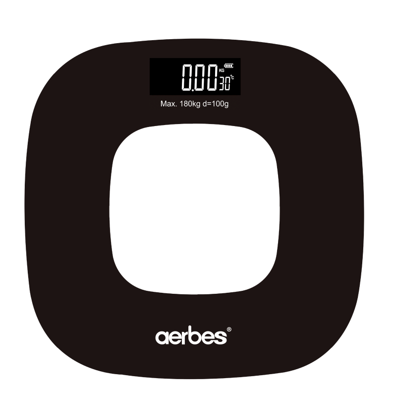 AB-J396 Digital Body Weight Scale – 180kg Electronic Bathroom Scale