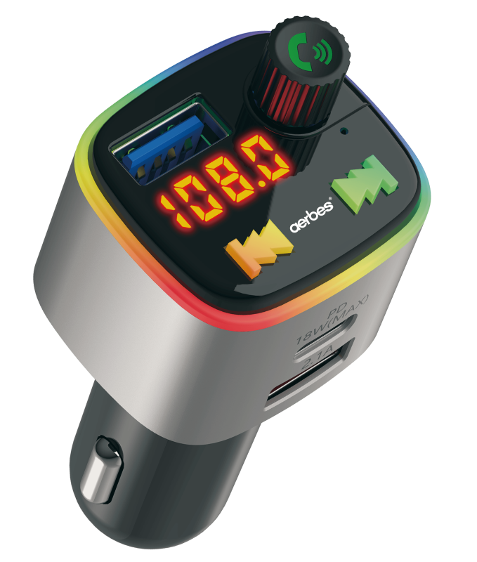 AB-CZ03 Car Bluetooth Audio Receiver – Wireless Hands-Free Device